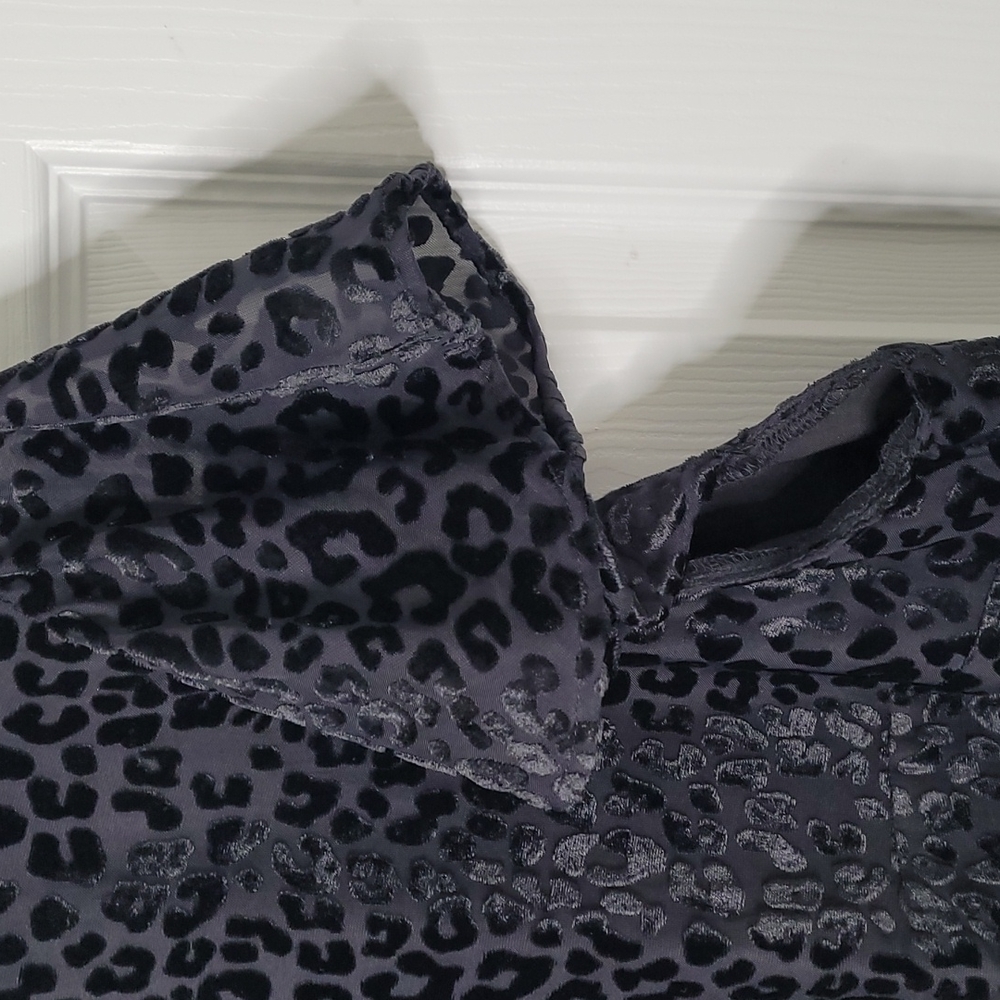 Loft Plus Cheetah Print Flutter Sleeve Midi Dress - image 4